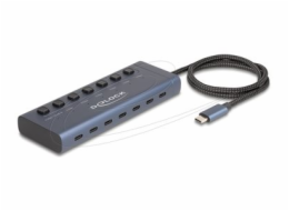 Delock - Rozbocovac - 6 x USB-C + 1 x USB-C (napájení) - desktop