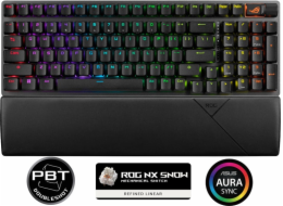 ASUS klávesnice ROG Strix Scope II 96 Wireless (ROG NX Snow) - CZ/SK