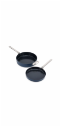 Joseph Joseph Space Fold.Handle Cera.N/S 2pc Blue Frying Pan Set