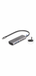Delock - Rozbocovac - 10 Gbps, with USB Type-C connector and additional power port - 2 x USB-C + 2 x USB - desktop