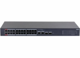 Dahua Technology DH-CS4226-24ET-240 síťový přepínač Řízený L2 Gigabit Ethernet (10/100/1000) Podpora napájení po Ethernetu (PoE) Černá