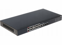 Dahua Technology DH-CS4226-24ET-375 Řízený L2 Gigabit Ethernet (10/100/1000) Podpora napájení po Ethernetu (PoE) Černá