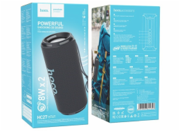 HOCO HC27 Soundful Přenosný reproduktor Blutooth/ FM/ TF karta/ paměťové zařízení USB/ AUX 2 x 8 W Grey