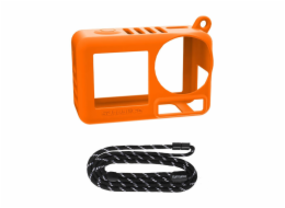 Silikonové pouzdro Sunnylife OA5-BHT885-C s řemínkem pro OSMO ACTION 5 PRO (oranžové)