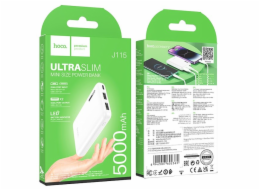 Hoco J115 Journey Powerbanka 5000 mAh Bílá