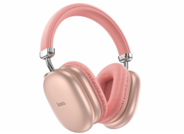 Hoco W35 Max Joy Bezdrátová náhlavní souprava Bluetooth do uší Růžová