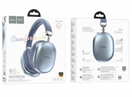 Hoco W35 Max Joy Bezdrátová náhlavní souprava Bluetooth do uší Modrá
