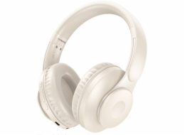 Hoco W45 Enjoy Bezdrátová náhlavní souprava Bluetooth do uší Bílá