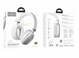 Hoco W35 Bezdrátová náhlavní souprava Bluetooth do uší Silver