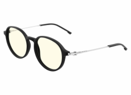 GUNNAR kancelářske/herní brýle LOOP ONYX/MERCURY  * čirá  skla  * BLF 35 *GUNNAR focus
