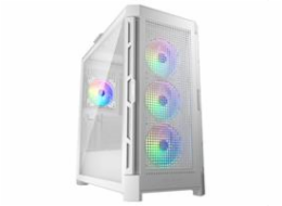 COUGAR PC skříň AIRFACE PRO RGB White Mid Tower Airflow Panel 3 x 120mm ARGB Fans 1x 120mm ARGB Fan TG Left Panel