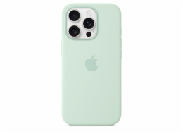 iPhone 16 Pro Silicone Case with MS - Aquamarine