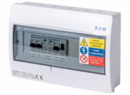 Solarmi ACZ1 osazený rozvaděč pro fotovoltaiku, jističe, chránič, 3,7kW 1f, backup