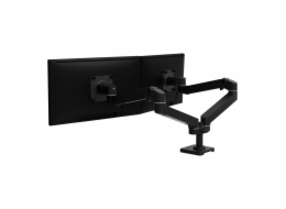 ERGOTRON LX Pro Dual Side-by-Side Arm , stolní dvouramenný držák pro 2 monitry, černá