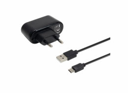 EVOLVEO univerzální nabíječka USB-C pro mobilní telefony, černá