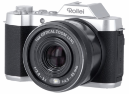 Rollei Powerflex 10x Retro/ 8 MPix/ 10x zoom/ 2,88" LCD/ 1440p video/ Černý