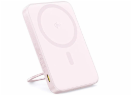 Bezdrátová powerbanka Baseus PicoGo Qi2 5000mAh, 20W růžová
