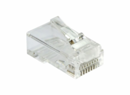 XtendLan Konektor RJ45 CAT6 UTP, EZ type, drát, balení 100ks