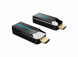 XtendLan CAT6 HDMI extender, vysílač+přijímač, 50m 1080p/i, po jednom CAT6 kabelu