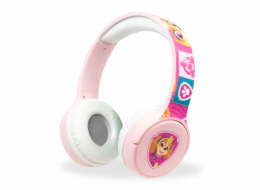 Bluetooth sluchátka Tlapková patrola růžová