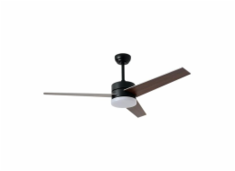 IMMAX NEO LITE VARIABLE SMART LED stropní svítidlo s ventilátorem 24W, Wi-Fi, TUYA, černo-hnědo-stříbrné