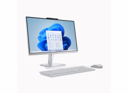 Lenovo A100 AIO   Core i3-N305/16GB/SSD 512GB/23,8"/FHD/IPS/250nitů/60Hz/WIN11 Home/stříbrná