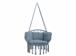 DOMOLETTI Houpací křeslo DOMOLETTI 706A0P3, 80×60×153 cm, šedá