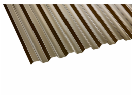 GUTTA POLYCARB 76/18 TRAPEZ BRONZE 1.045X2M
