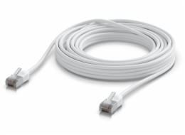 Ubiquiti UniFi Premium Patch Cable Outdoor 8m - Patch kabel, venkovní, Cat6A, bílý, 8m