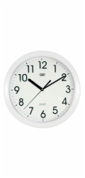 Hodiny Trevi, OM 3301/White, nástěnné, průměr 25 cm, silent quartz, 1xAA baterie