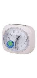 Budík Trevi, SL 3040/WH, analogový, LED podsvícení, Snooze, SWEEP, 1 x AA