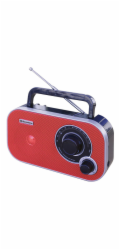 Radio Roadstar, TRA-2235/RD, přenosné, FM, repro, anténa, baterie