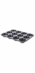 Forma na muffiny de Buyer, 4843.00, nepřilnavá, pevná, 12 muffinů, PFOA bez PTFE, max. 220 °C