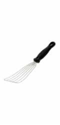 Obracečka de Buyer, 4235.00 FKOfficium, nerezová ocel, délka nerezové části 17 cm, celková délka 31 cm, ergonomicky tvarovaná rukojeť, očko