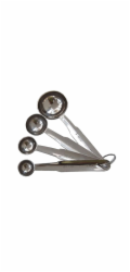 Sada odměrek de Buyer, 4827.01, 4 ks, nerez, 1/1,5/5/15 ml