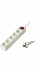PremiumCord PP5K-02 230V 2m 5 zásuvky + vyp