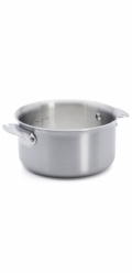 Hrnec de Buyer, 3661.16 ALCHIMY LOQY nerez, průměr 16 cm, objem 1,3 l, stupnice objemu, lze stohovat, bez rukojetí nutno dokoupit