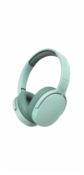 Bezdrátová sluchátka Trevi, DJ 12E45 BT/GR, bluetooth 5.1, vestavěný mikrofon, LED indikátor, skládací náušníky, tlačítko pro přijetí hovorů, autonomie až 7 hodin