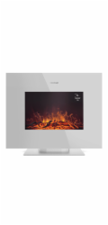 Krb Cecotec, 5832, ReadyWarm 2700 Design Flames White, elektrický, 26", 2 programy, 2 LED světla, dálkový ovladač, 1000/2000 W