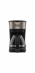 Kávovar Black+Decker, BXCO600E, překapávací, 6 šálků, skleněná nádoba, ohřívací plotýnka, 600 W