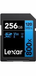 Karta Lexar 800X Pro SDXC 256 GB Class 10 UHS-I/U3 V30 (LSD0800P256G-BNNNG)
