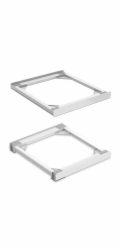 Set pro pračku a sušičku Meliconi, 656147, Moving Tower set, antivibrační podložka + mezikus, předmontováno, snadno instalovatelné, pro spotřebiče do 250 kg