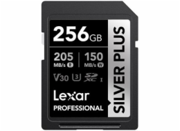 Karta Lexar Professional Silver Plus SDXC 256 GB Class 10 UHS-I/U3 V30 (LSDSIPL256G-BNNNG)