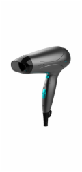 Fén  na vlasy Cecotec, 4327 Bamba Ionicare Power&Go Black, cestovní, 2 stupně rychlosti, 3 nastavení teploty, skládací držák, 2400 W
