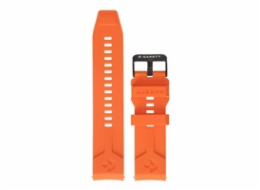 Garett řemínek 22 mm, oranžový silikonový