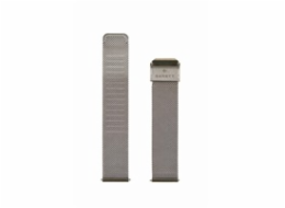 Garett univerzální řemínek 18 mm, stříbrný kovový, typ Mesh