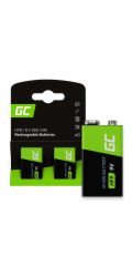 Green Cell  dobíjecí baterie 2x 9V HF9 Ni-MH 250mAh