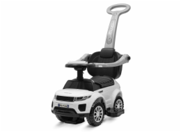 Dětské hrající odrážedlo s vodící tyčí SUV 3v1 Baby Mix Prime bílé
