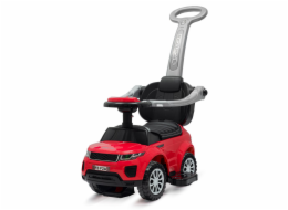 Dětské hrající odrážedlo s vodící tyčí SUV 3v1 Baby Mix Prime červené