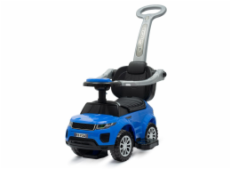 Dětské hrající odrážedlo s vodící tyčí SUV 3v1 Baby Mix Prime modré